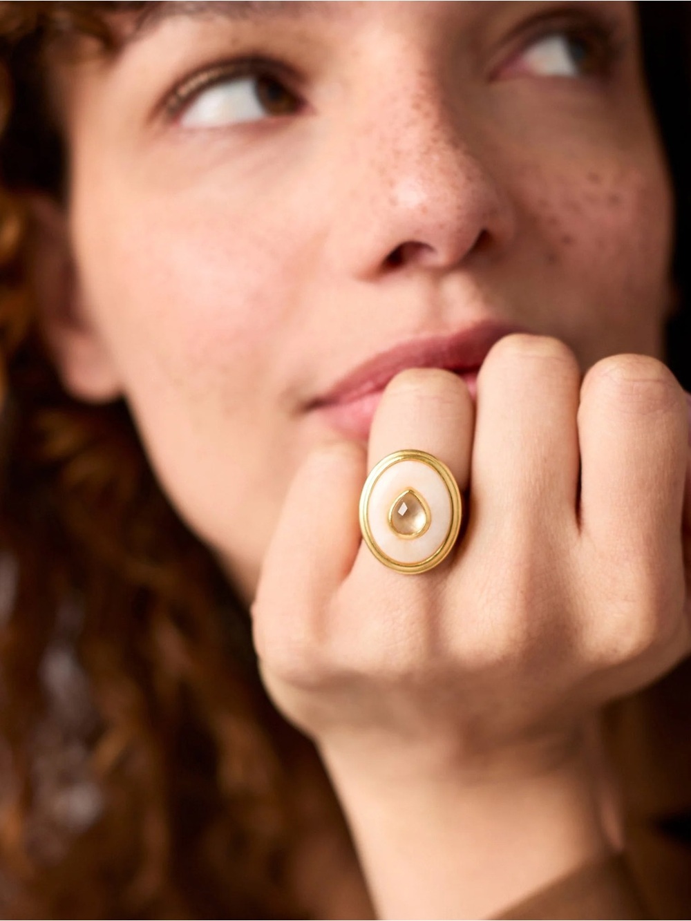 NWOT Julie Vos Carnaby Statement Ring